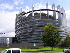 Das EU-Parlamentsgebäude in Straßburg