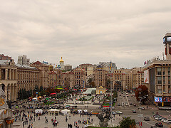Demonstrationen auf dem Maidan in Kiew